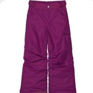 Columbia Kids Starchaser Peak II Snow Pants (Big Kids Lge) Sz 14-16 Plum color
